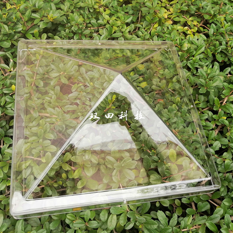 厂家生产性价比高4mm厚PC金字塔形透明吸塑外壳 厚片吸塑厚板吸塑
