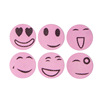 [Summer] Six pieces of cartoon cartoon smiley face drive stickers Korean drive stickers wholesale mosquito drive anti -post national mosquito 6 post