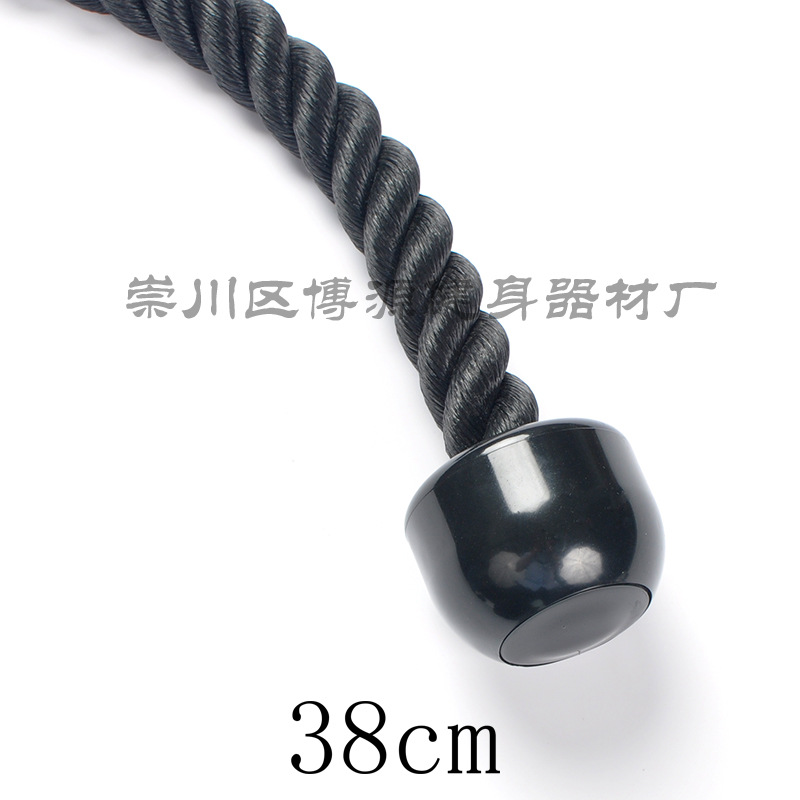 Cuerda de tríceps de doble cabeza cuerda de tracción presión inferior entrenador integral cuerda de tracción dispositivo Tricepspull cuerda