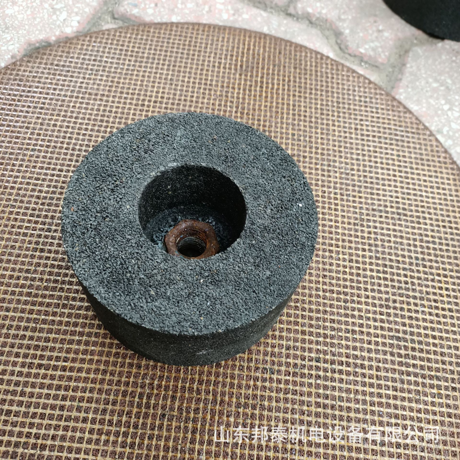 轨道仿形打磨机磨片 150*55*70树脂砂轮片 M8螺孔磨轨道配件