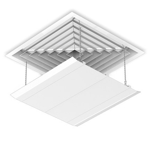 Ceiling central air conditioning chain windshield square air outlet wind guide cover to prevent direct blowing and windproof windshield