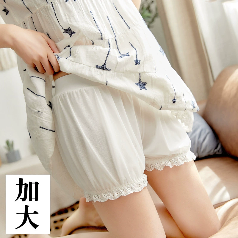 Японские летние женские внутренние сетчатые шорты JK с антибликовым покрытием, верхняя одежда, кружевные базовые брюки, модные трехточечные защитные брюки