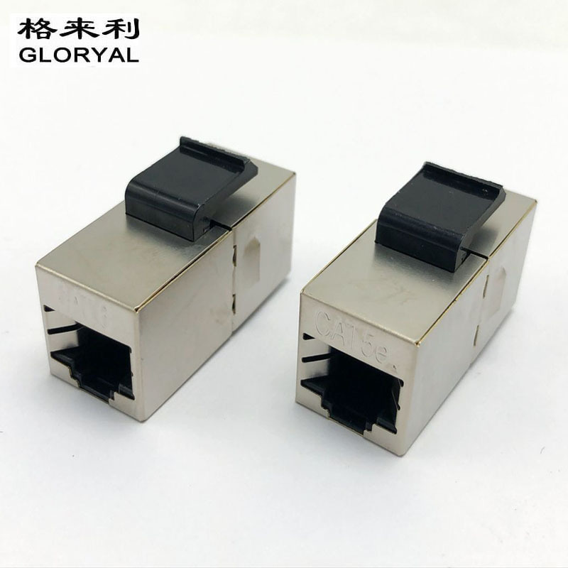Category 6 and Category 5 Shielded Cat5E Straight-Through Network Information Module Rj45 Module Rj45 Network Cable Connector Category 6 and Category 5 Shielded Cat5E Straight-Through Network Information Module Rj45 Module Rj45 Network Cable Connector