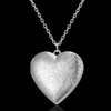 Fashionable photo frame heart shaped, pendant, necklace, European style, new collection, wholesale