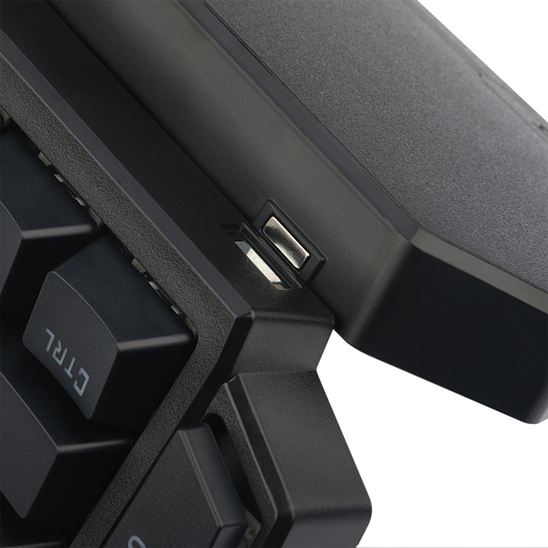 Red Dragon K585 Single Mobile Device Macro Programming Left Hand Chicken Game Keyboard Laptop Desktop Computer Throne_voghion.com