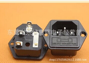 Direct Selling Ac-03 with Ears Ac Two-In-One Power Socket 10A250V Three-Pin Power Socket with Insurance