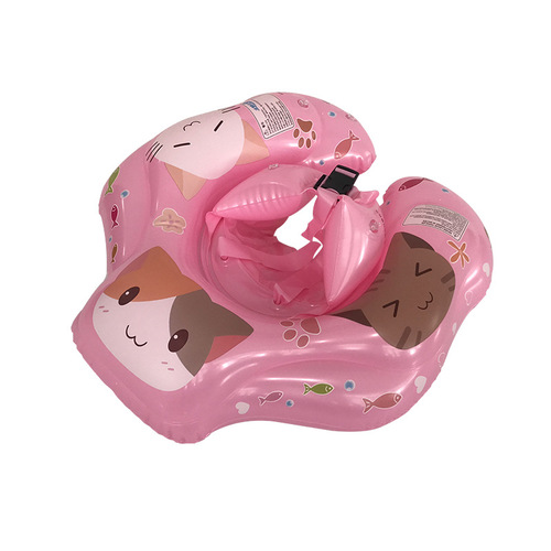 Cartoon Creative Anti-rollover Lying Circle Children's Baby Inflatable Swimming Circle Lying Circle Children's Swimming Pool Swimming Circle Wholesale