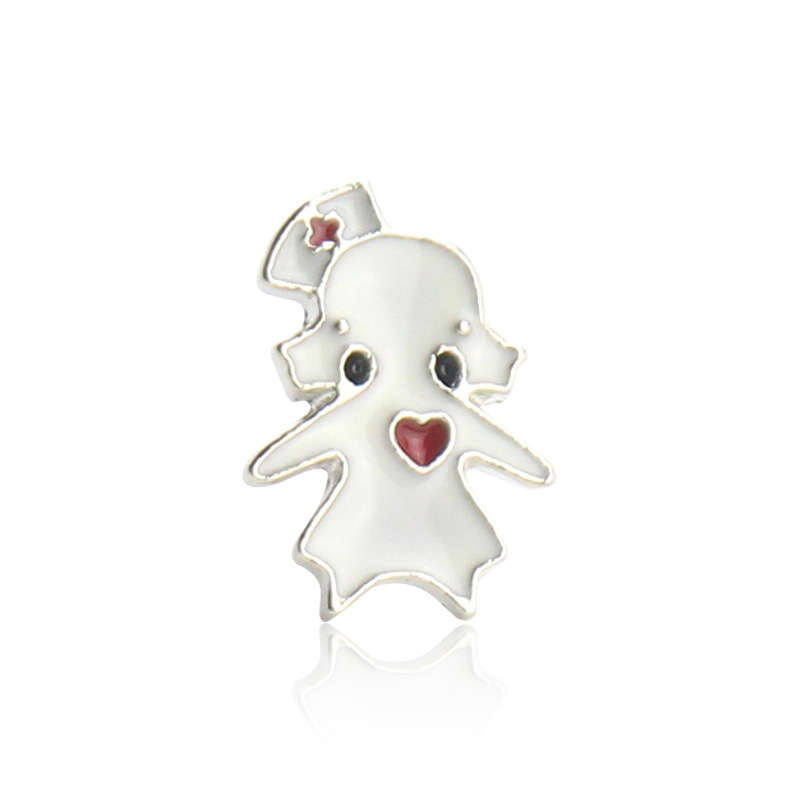 Insignias y alfileres médicos para doctor, enfermera, ECG, ambulancia, dentista – equipo médico decorativo.