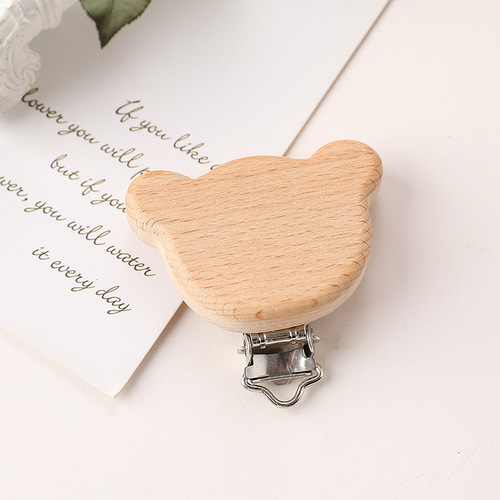 Beech children's animal pacifier clip baby comfort toy teether chain clip diy lanyard metal accessories