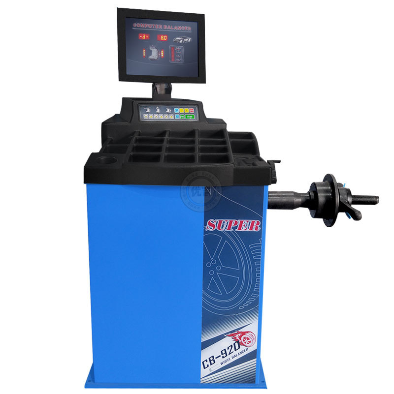 Sea Lion Castle máquina automática de equilibrio de neumáticos de coche instrumento de equilibrio de neumáticos de tamaño pequeño y mediano máquina de equilibrio dinámico placa europea