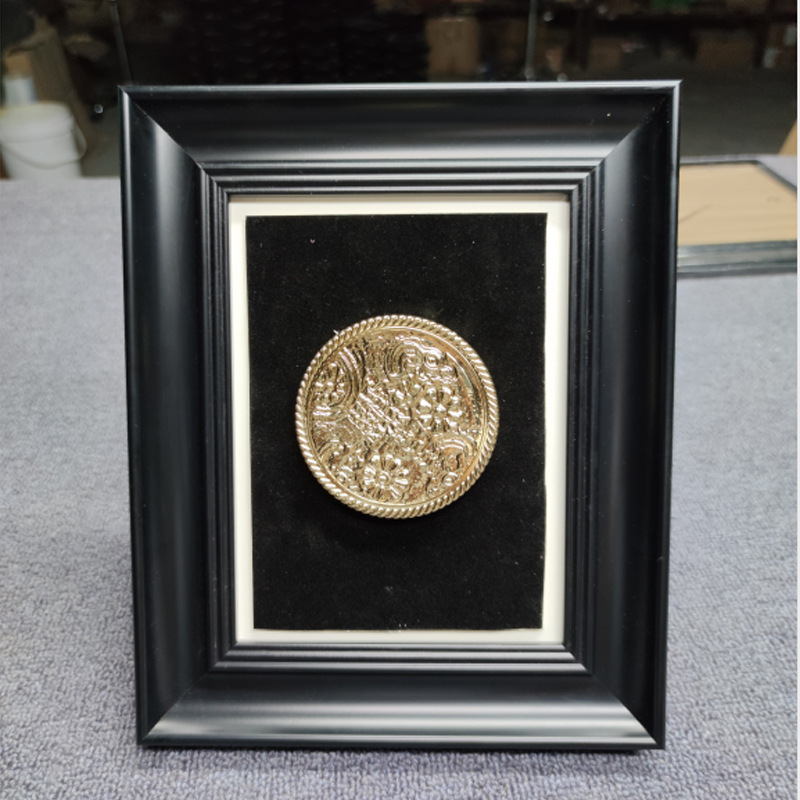 Hongyi Processing Coin Photo Frame Ancient Coin Round Coin Gold Coin Copper Coin Frame Badge Gift Hollow Stereo Thickeneded Picture Frame Hongyi Processing Coin Photo Frame Ancient Coin Round Coin Gold Coin Copper Coin Frame Badge Gift Hollow Stereo Thickeneded Picture Frame