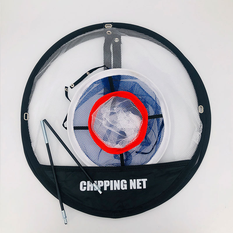 FUENTE Venta al por mayor de la fábrica de golf de tres anillos de corte de varilla práctica neta de golf de interior equipo de práctica de combinación transfronteriza