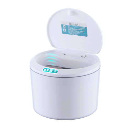 Smart Sensor Electric Car Trash Can Storage Box Tabletop Dorm Office Tissue Box Snack Box