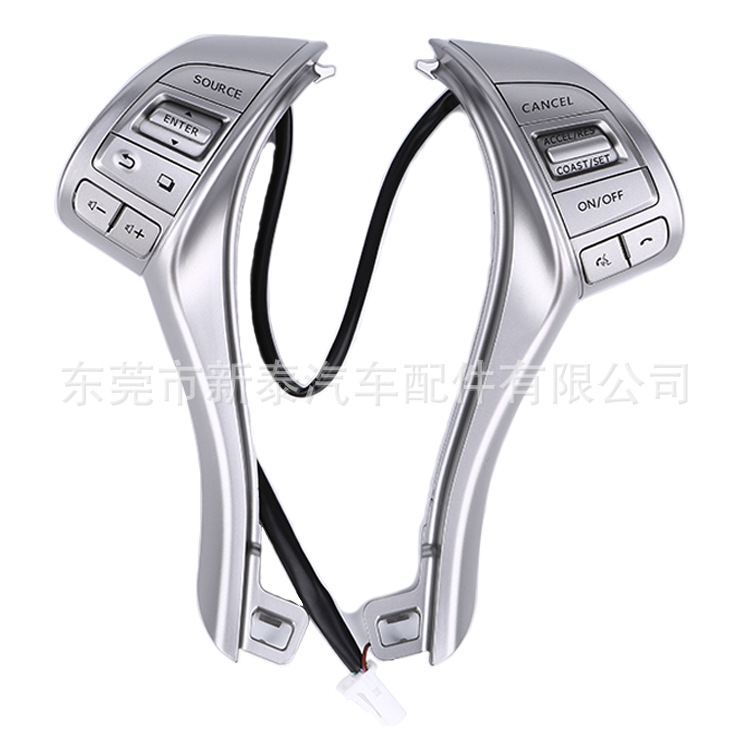 Aplicable a 14-17 Nissan Qijun Teana volante multifunción interruptor de botón velocidad constante crucero