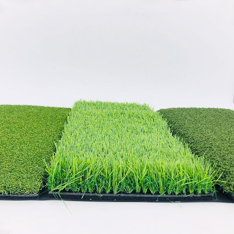 Golf combinación golpear Mat tres hierba combinación swing Mat plegable interior Golf práctica Mat fábrica al por mayor