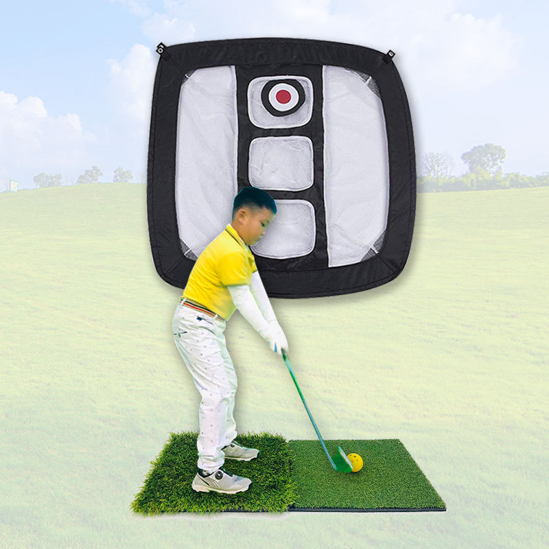 Transfronteriza Venta caliente estera de la práctica del golf de alta simulación elástica verde Golf entrenador de interior fuente de fábrica al por mayor