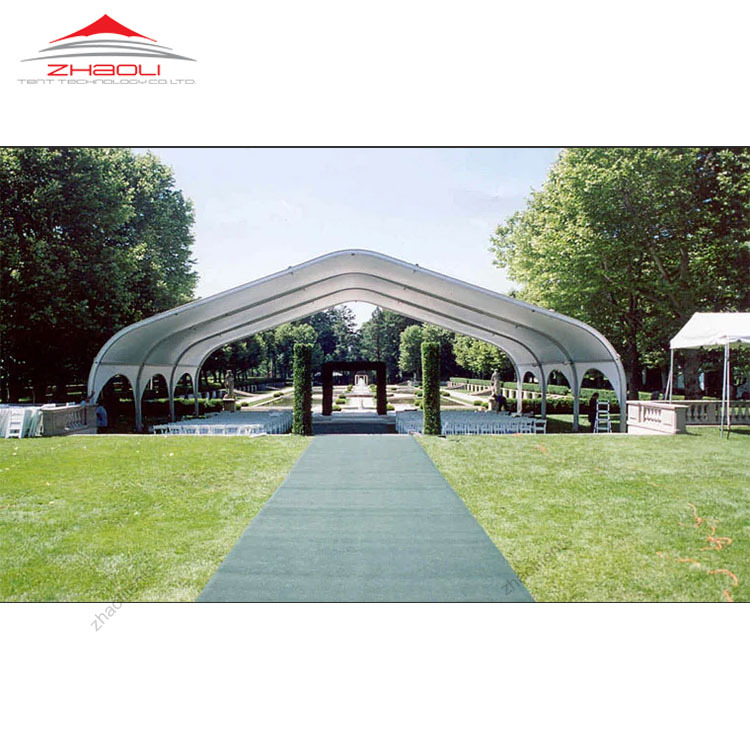 供应商业活动弯柱篷房 展览展会弧形篷房 弧形活动蓬房 出货快