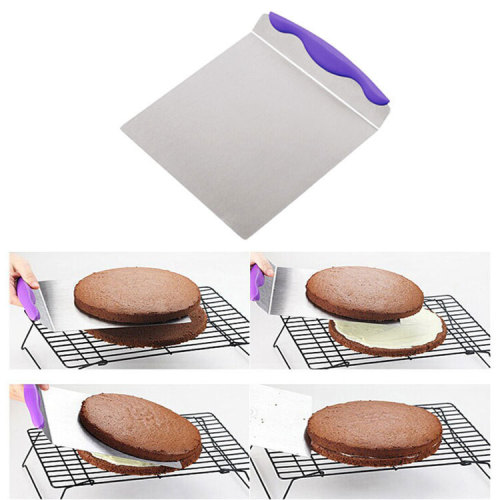 Stainless steel cake tray baking tools cake shovel TPR cake transfer device mobile decorated cake wholesale