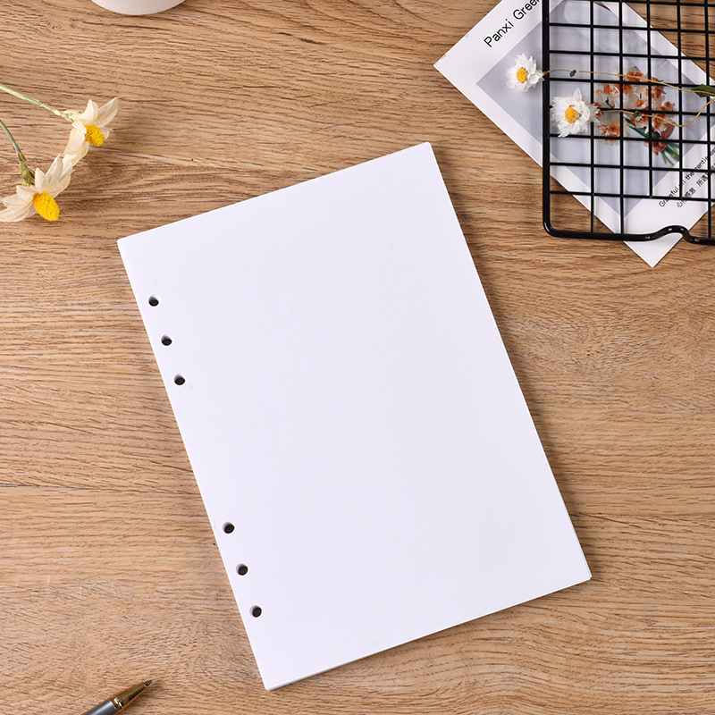 A4 a5 a6バインダー紙両面離型手帳差し替え内ページ4穴6穴バインダーコア着脱可能バインダー