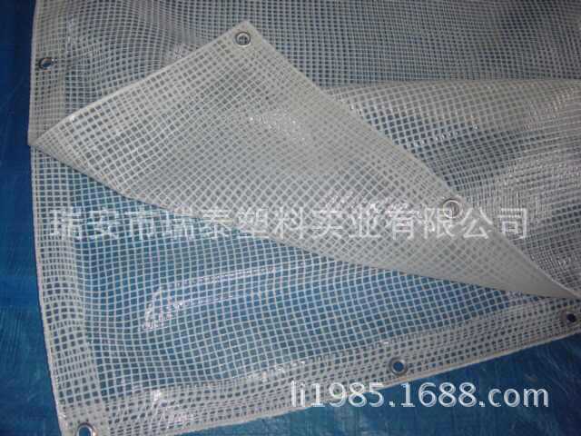 生产PE玻璃纤维格子布 园林花房保暖房布 PE网格涂膜布 园林防风