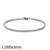Accessory stainless steel, chain, bracelet suitable for men and women, European style, Amazon, simple and elegant design, punk style, wholesale
