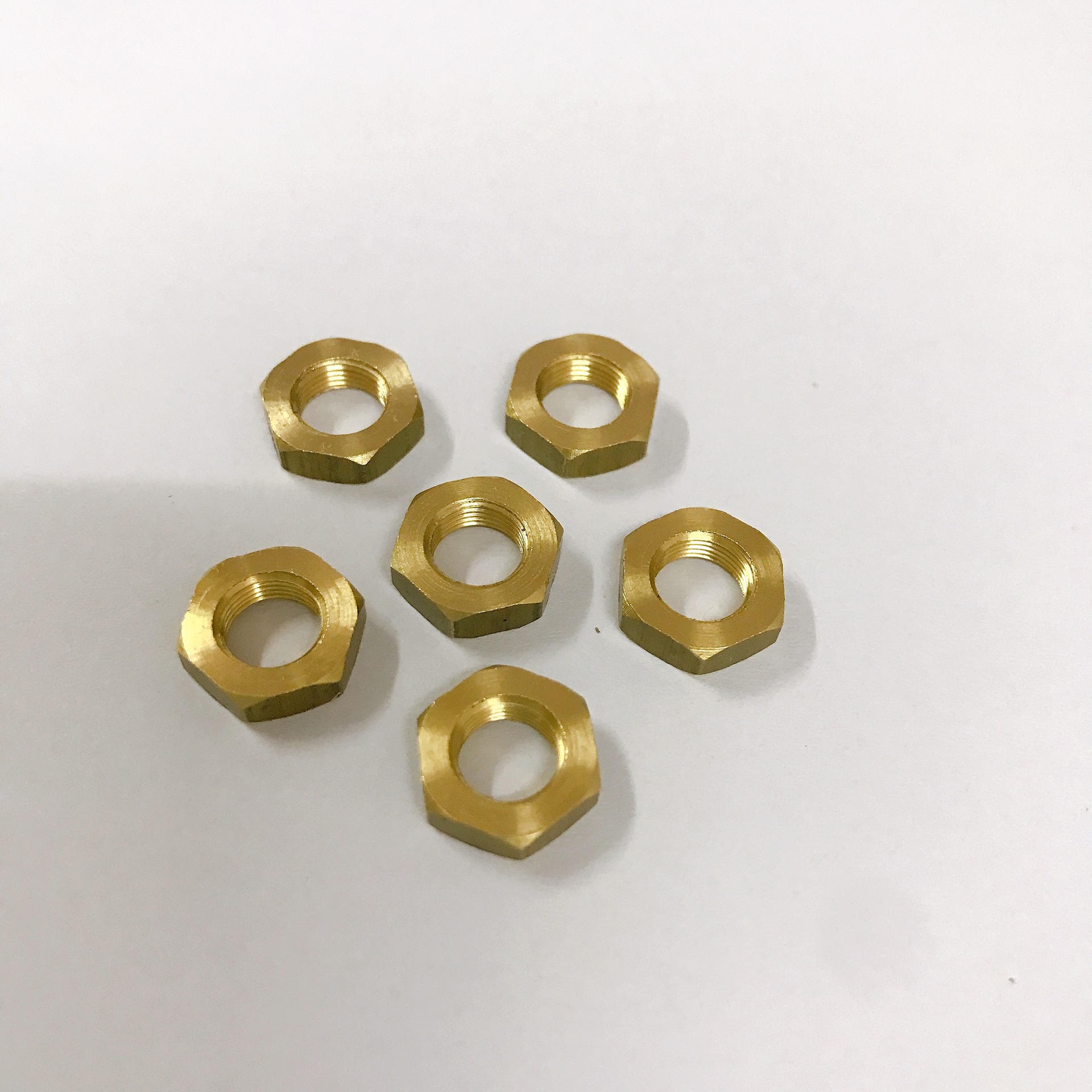 六角铜螺母 8*4.5*M5左牙六角反牙铜螺母来图非标 价格低品质好