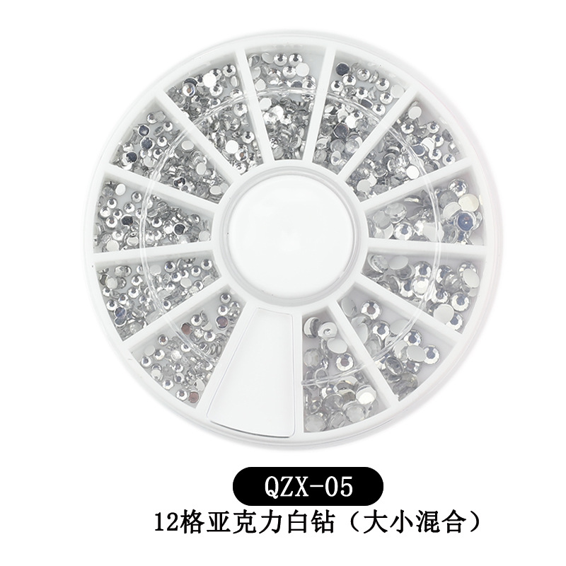 크기 혼합 화이트 다이아몬드-05