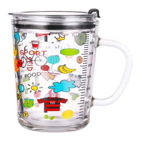 cartoon creative children's glass