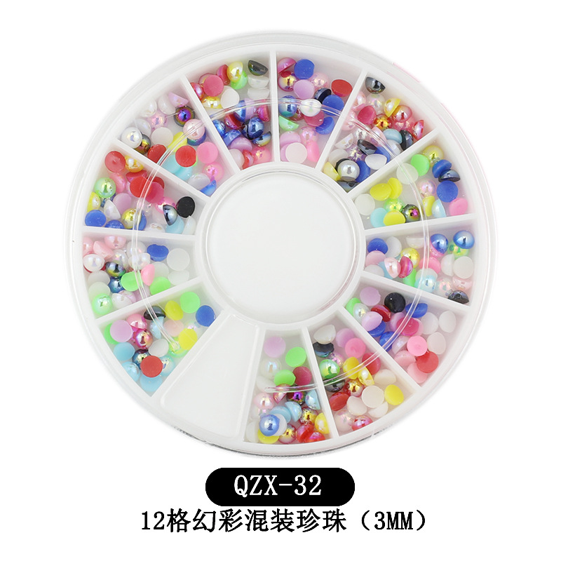 12 그리드 매직 혼합 진주 (3mm)-32