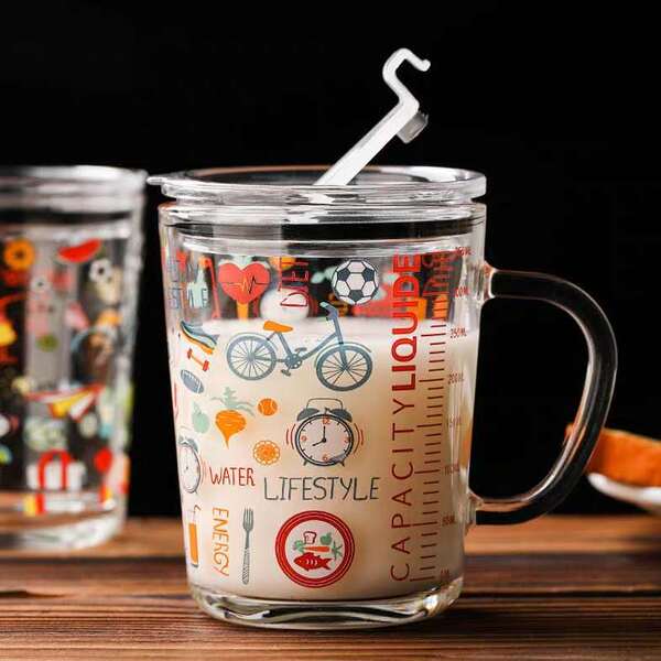 cartoon creative children's glass