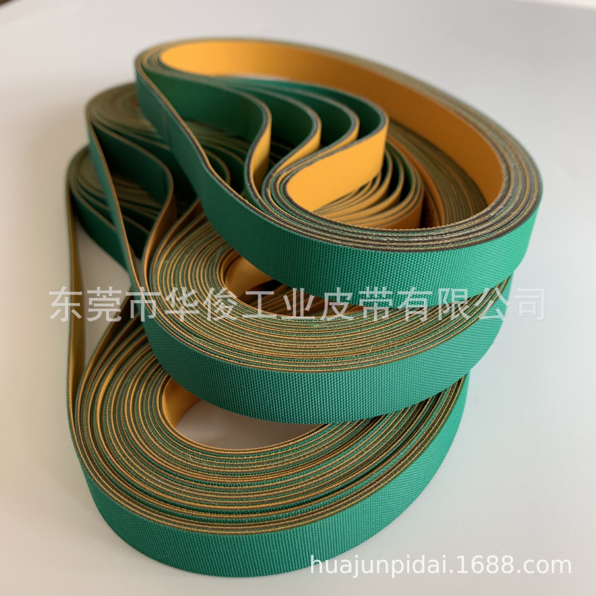 片基传动带 黄绿传动带 尼龙传动带东莞华俊