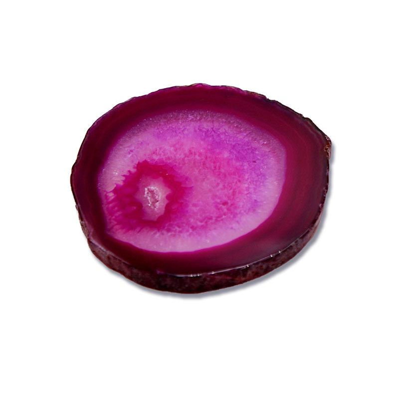 Ágata natural al por mayor montaña redonda piedra cruda piedra natural estera de café color ágata pieza aislamiento pad herramientas de belleza médica