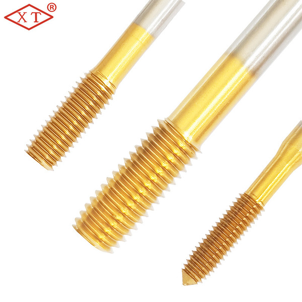 Cobalt-containing titanium-coated high-speed steel extrusion tap…