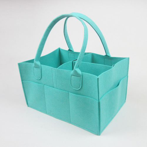 Felt Mama Diaper Bag for Babies and Mothers - Household Felt Bag, Simple Storage Bag, Hand-held Portable Felt Diaper Bag