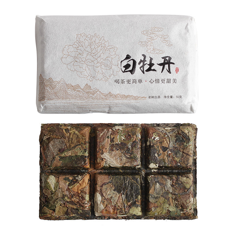 Wholesale Yunnan old white tea 50g white peony mountain sun-drying old tree White Tea jujube fragrance factory supply