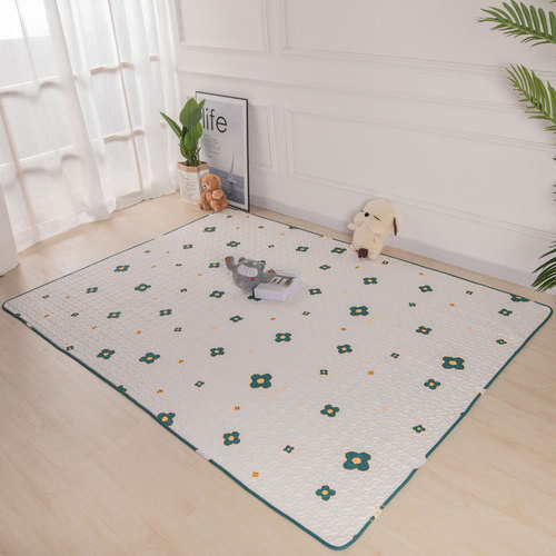 Cotton Quilted Floor Mat Children's Play Fence Pad Cartoon Crawling Mat Bedroom Tent Rug Tatami Pad