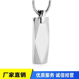 厂家直销TP802情侣钨钢吊坠饰品 光面钨钢吊坠欧美男女通用首饰品