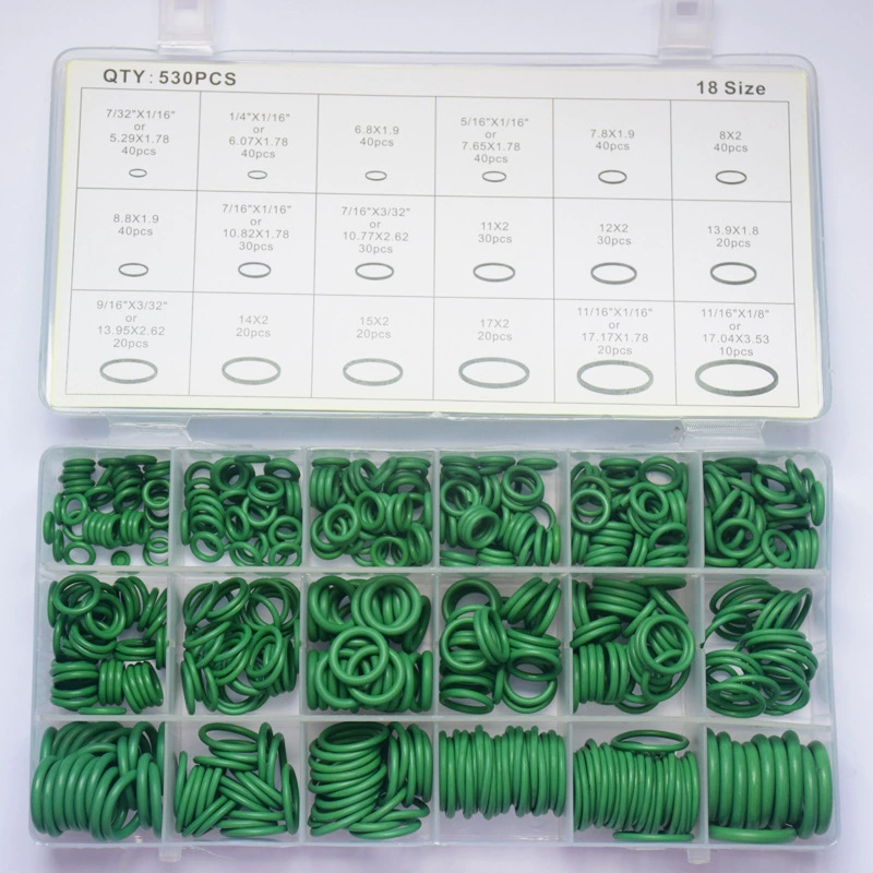 18 Сетка 530 шт кондиционер уплотнительное кольцо резиновое кольцо 270 шт Автомобильный Компрессор уплотнительное кольцо ремонтная коробка