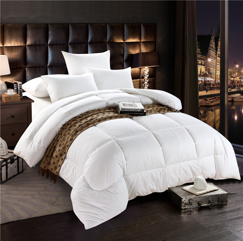 Five-star hotel quilt core white feather velvet quilt hotel is thickened winter quilt summer quilt Four Seasons wholesale
