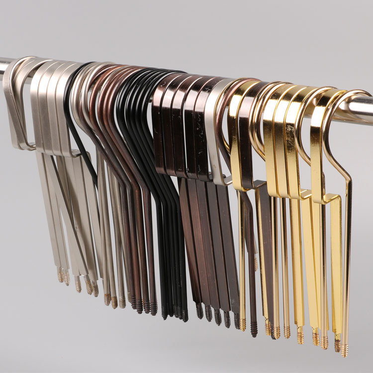 Pearl Nickel Flat Hook Longer Hanger Square Hook Golden Hook Clothing Store Hanger Accessories Metal Hook Pearl Nickel Flat Hook Longer Hanger Square Hook Golden Hook Clothing Store Hanger Accessories Metal Hook