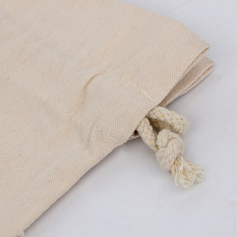 Bolsa de lona portátil con faja en blanco al contado del fabricante Bolsa de lona de almacenamiento de arroz personalizada Bolsa de algodón personalizada