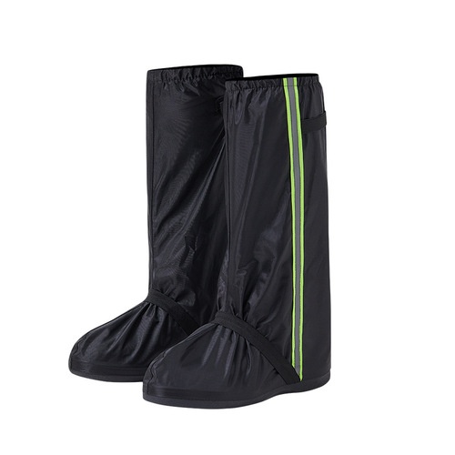 Oxford cloth shoe covers for men and women, high-top rain-proof shoe covers, cycling waterproof shoe covers, outdoor travel thickened anti-slip shoe covers