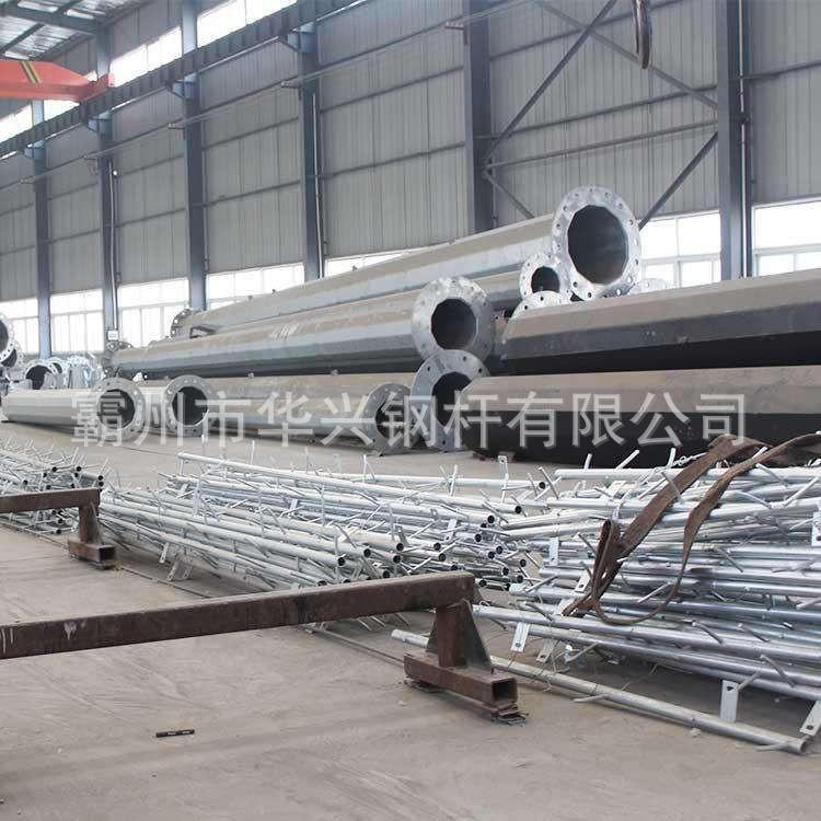 输电钢管塔 35KV钢管杆 Q355电力钢杆 钢制电力塔打桩 批发