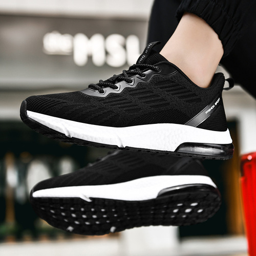 Men's Summer Casual Airy Running Shoes  New Arrival Fall White Fashion Sneakers