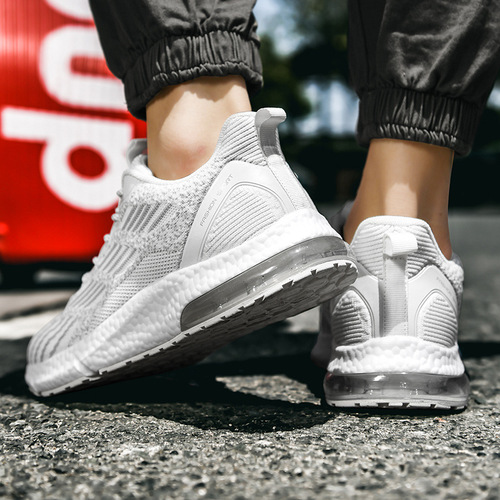 Men's Summer Casual Airy Running Shoes  New Arrival Fall White Fashion Sneakers