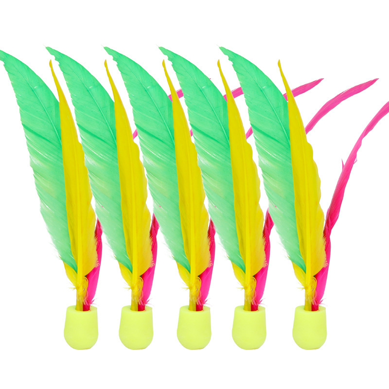 Badminton Ball Three Hair Ball Adult Children Shuttlecock Ball Indoor Table Tennis Badminton Cricket Beef Tendon Ball Bouncing Ball