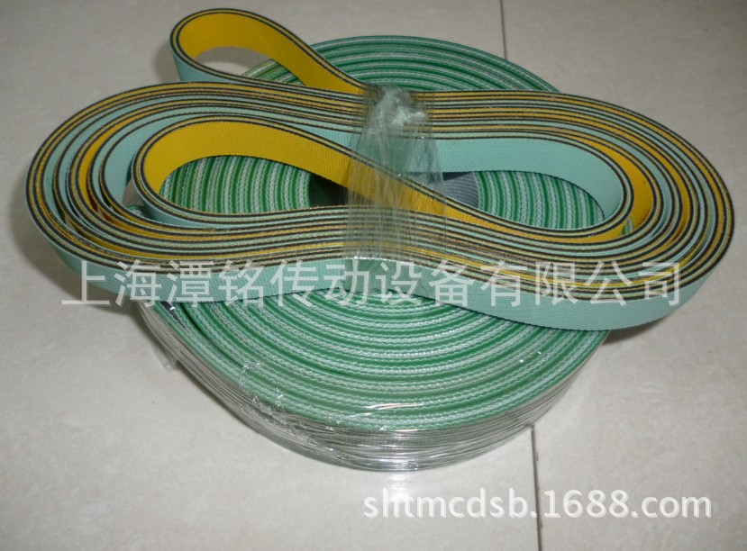 供应PU/PVC绿色输送带、尼龙片基带、防静电平皮带（厂家供应）