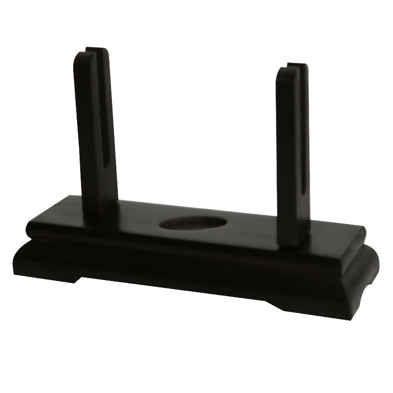 Desmontaje ventilador base ventilador marco Ebony universal femenino ventilador masculino soporte ventilador soporte productos de bambú artesanía al por mayor