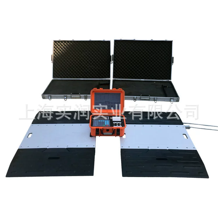 100-тонные складные мобильные автомобильные весы с ИИ, распознаванием номерных знаков, напольные весы с передачей данных в реальном времени