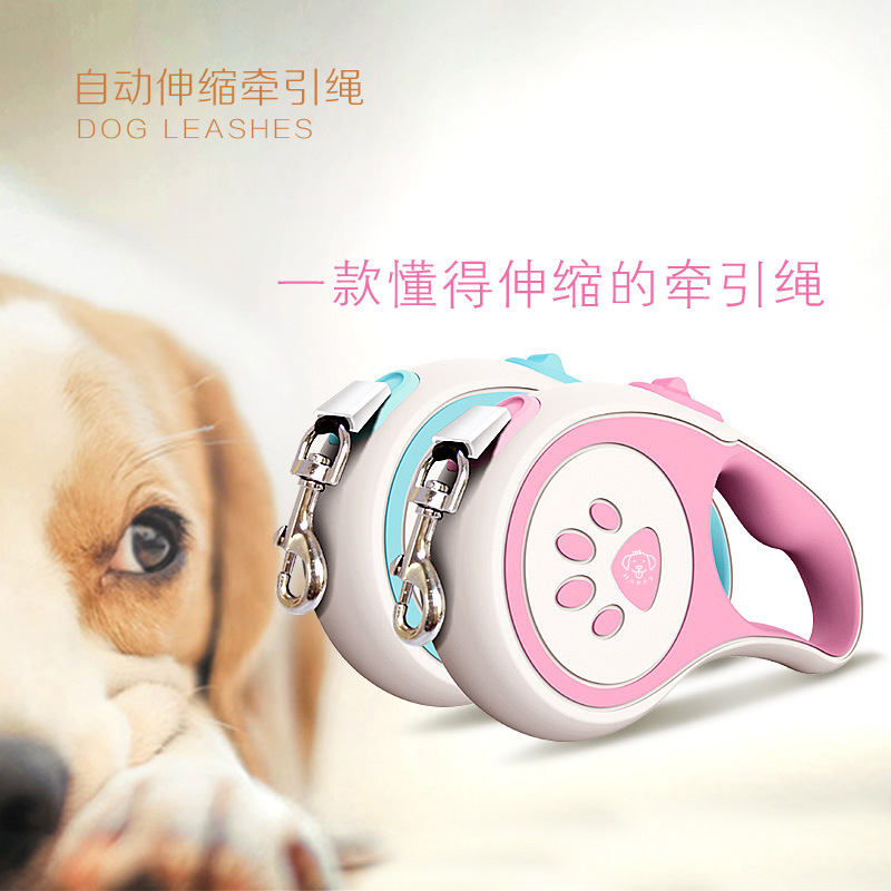 Nueva mascota correa retráctil automática correa de perro cadena de suministro directo de fábrica